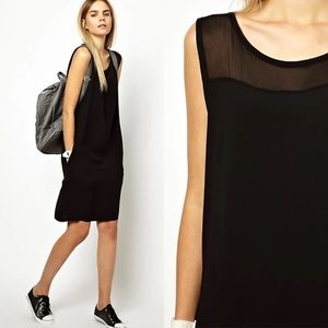 Won Hundred Odette Midi Dress with Sheer Panel